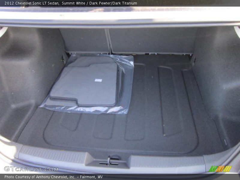  2012 Sonic LT Sedan Trunk