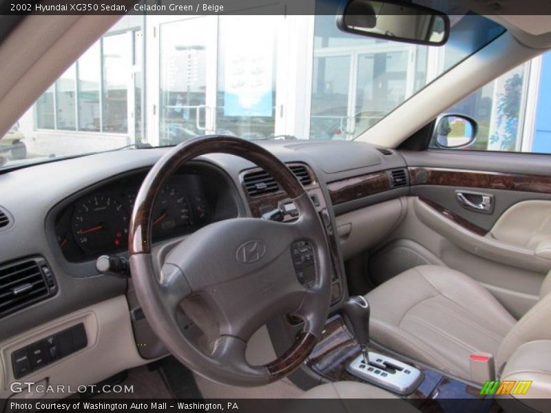 Celadon Green / Beige 2002 Hyundai XG350 Sedan