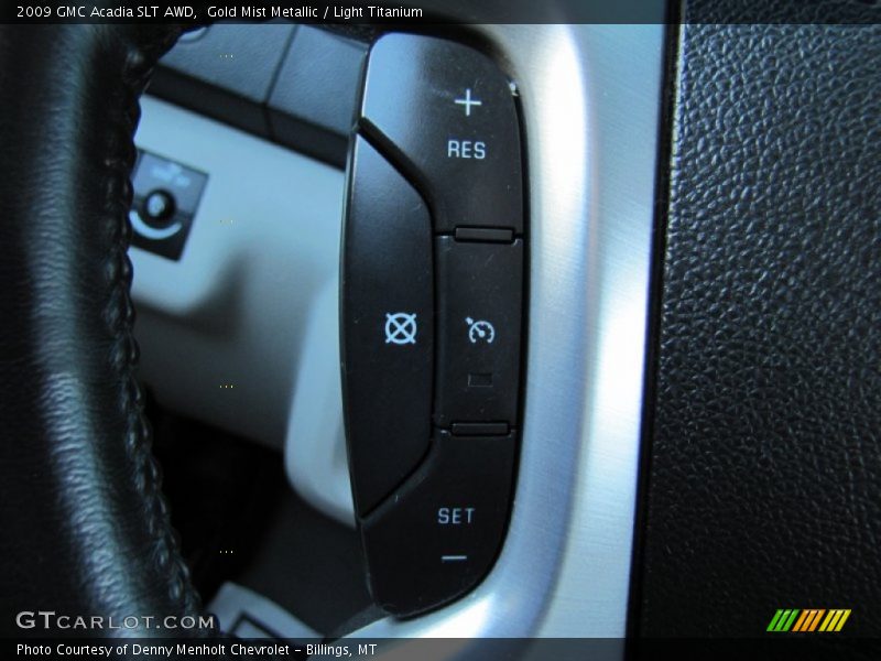 Gold Mist Metallic / Light Titanium 2009 GMC Acadia SLT AWD