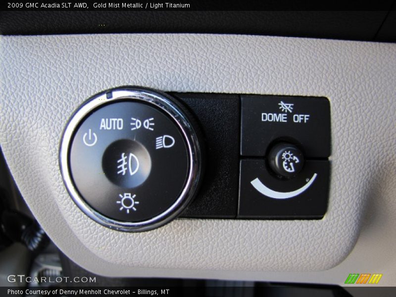 Gold Mist Metallic / Light Titanium 2009 GMC Acadia SLT AWD