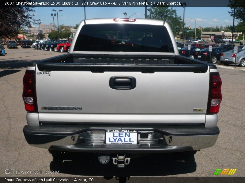 Silver Birch Metallic / Dark Charcoal 2007 Chevrolet Silverado 1500 Classic LT  Z71 Crew Cab 4x4