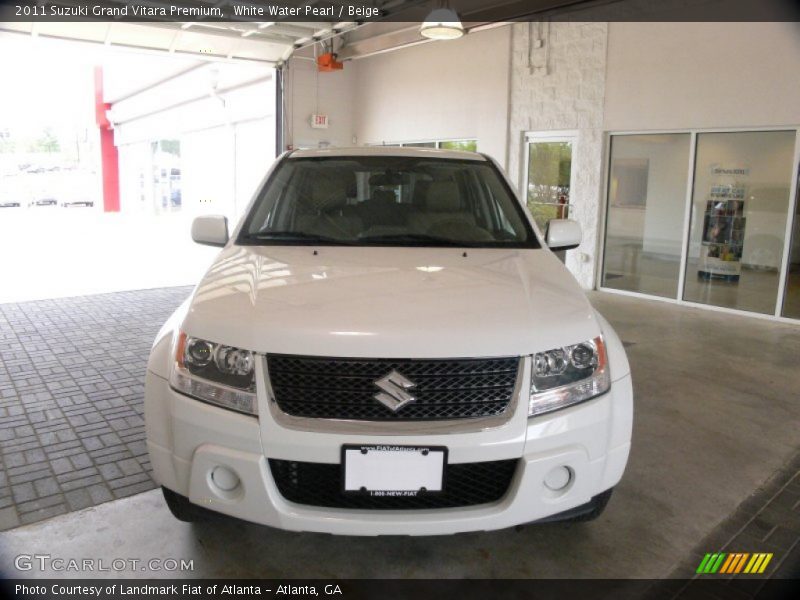 White Water Pearl / Beige 2011 Suzuki Grand Vitara Premium