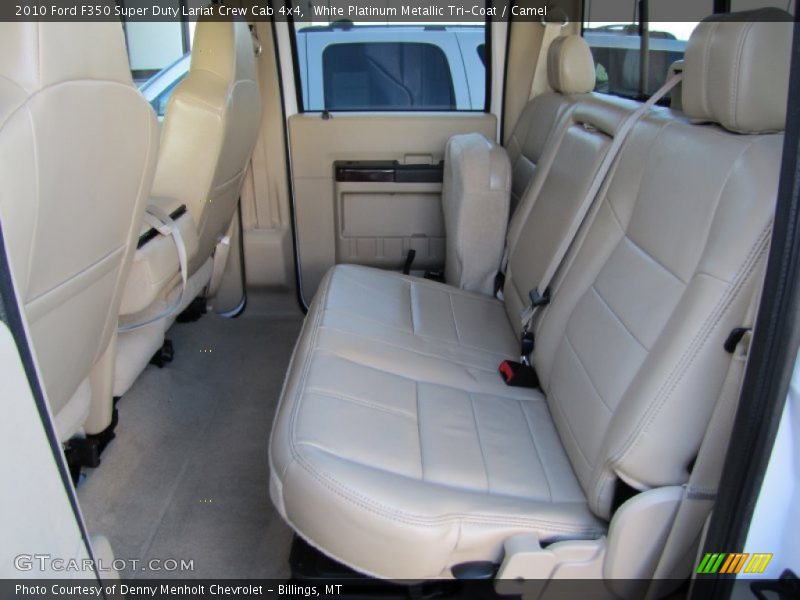 Rear Seat of 2010 F350 Super Duty Lariat Crew Cab 4x4