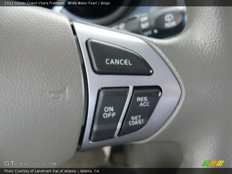 White Water Pearl / Beige 2011 Suzuki Grand Vitara Premium