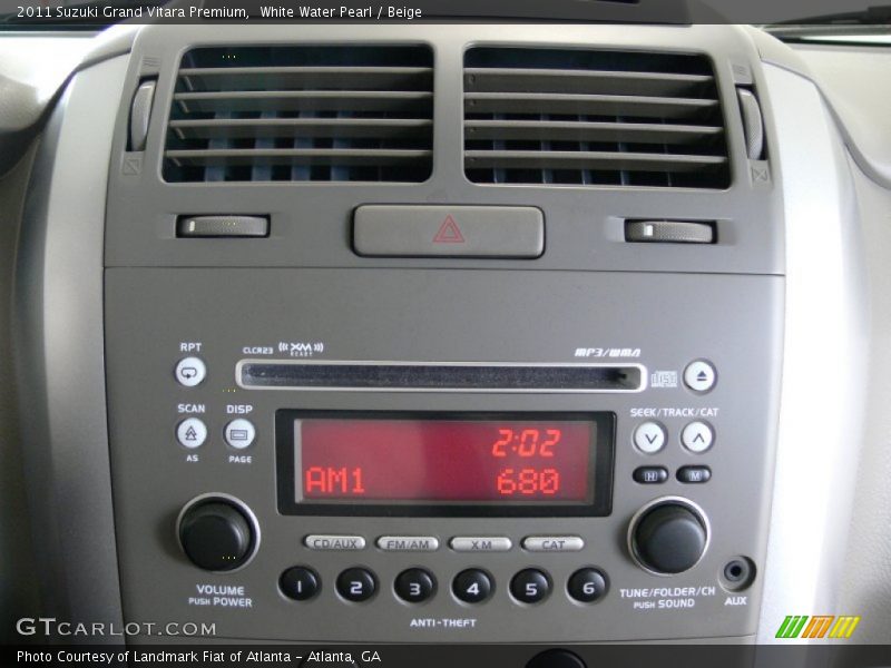 Audio System of 2011 Grand Vitara Premium