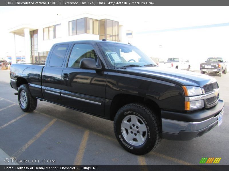 Dark Gray Metallic / Medium Gray 2004 Chevrolet Silverado 1500 LT Extended Cab 4x4