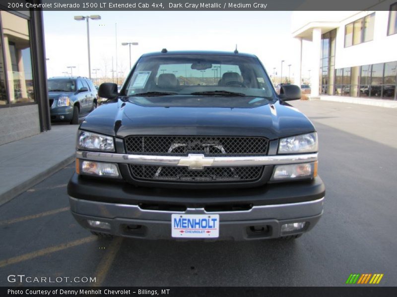 Dark Gray Metallic / Medium Gray 2004 Chevrolet Silverado 1500 LT Extended Cab 4x4