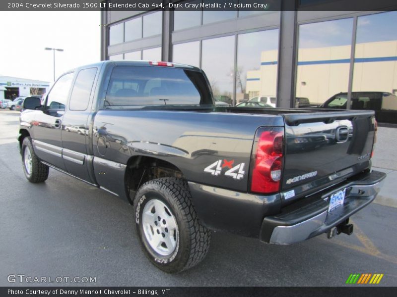 Dark Gray Metallic / Medium Gray 2004 Chevrolet Silverado 1500 LT Extended Cab 4x4