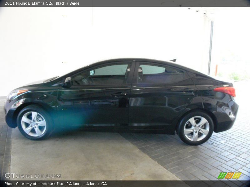 Black / Beige 2011 Hyundai Elantra GLS