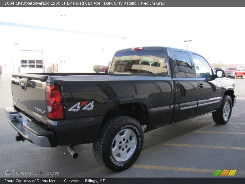 Dark Gray Metallic / Medium Gray 2004 Chevrolet Silverado 1500 LT Extended Cab 4x4