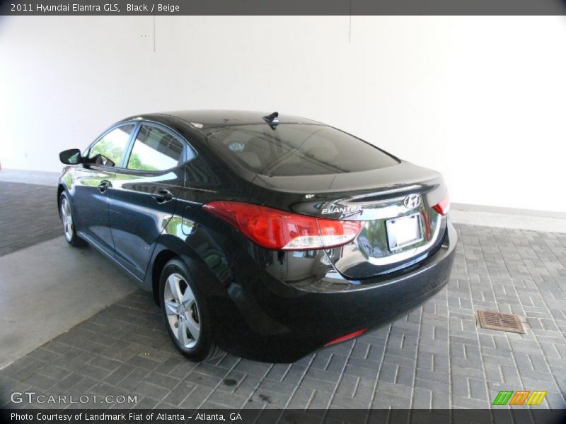 Black / Beige 2011 Hyundai Elantra GLS