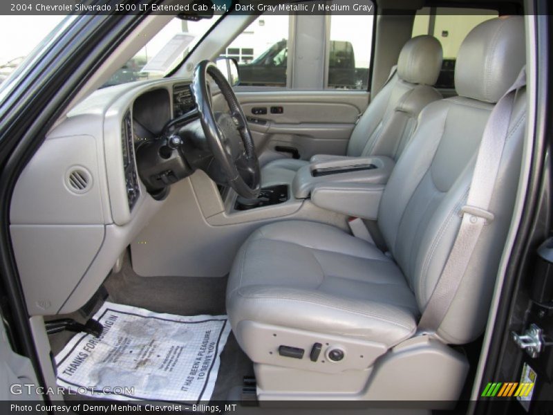 Dark Gray Metallic / Medium Gray 2004 Chevrolet Silverado 1500 LT Extended Cab 4x4