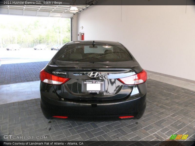 Black / Beige 2011 Hyundai Elantra GLS
