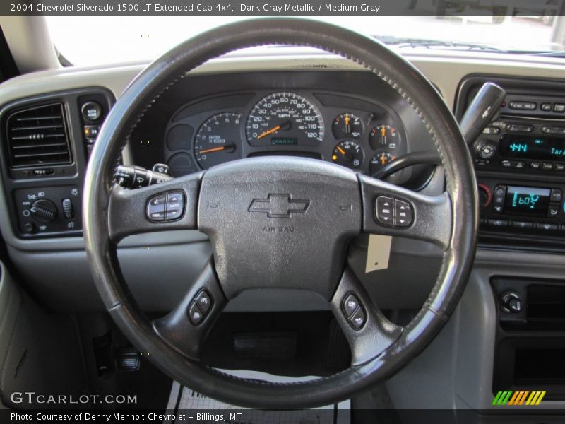 Dark Gray Metallic / Medium Gray 2004 Chevrolet Silverado 1500 LT Extended Cab 4x4