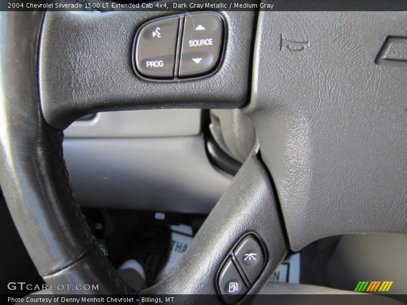Dark Gray Metallic / Medium Gray 2004 Chevrolet Silverado 1500 LT Extended Cab 4x4