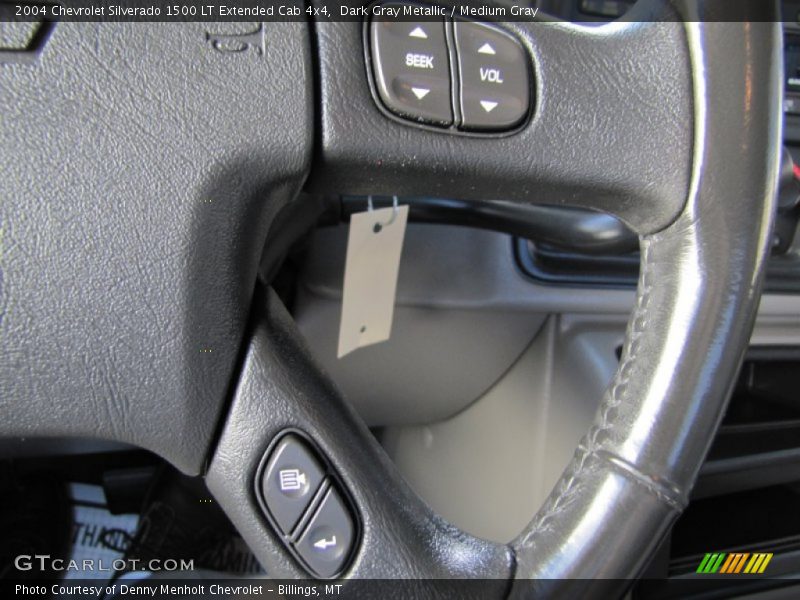 Dark Gray Metallic / Medium Gray 2004 Chevrolet Silverado 1500 LT Extended Cab 4x4