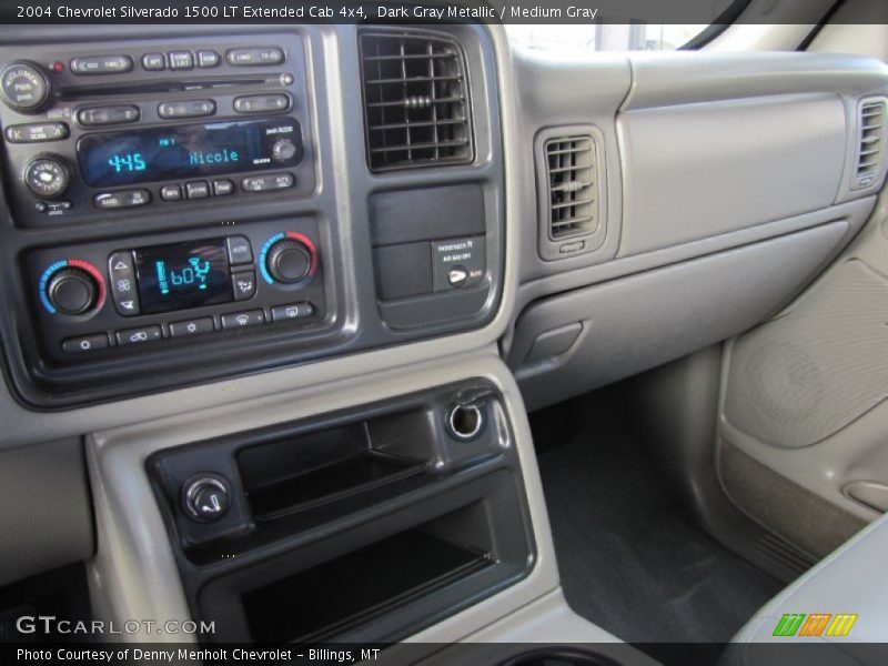 Dark Gray Metallic / Medium Gray 2004 Chevrolet Silverado 1500 LT Extended Cab 4x4