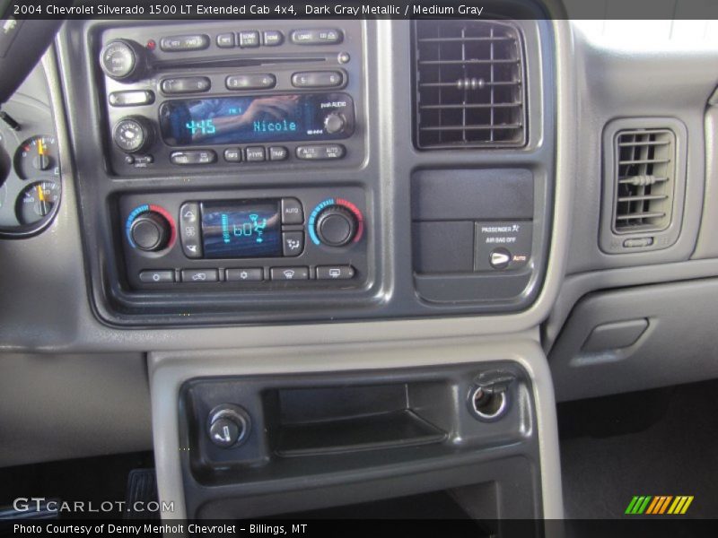 Dark Gray Metallic / Medium Gray 2004 Chevrolet Silverado 1500 LT Extended Cab 4x4
