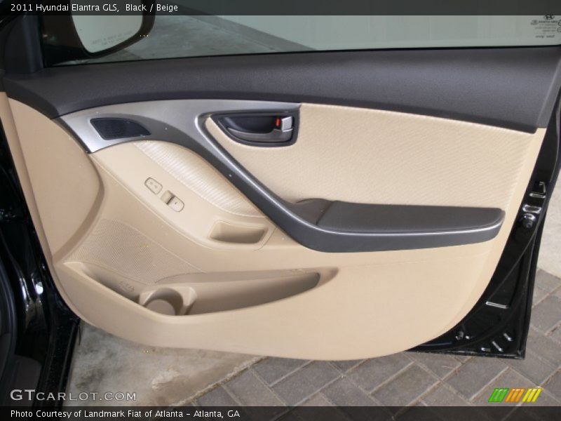 Black / Beige 2011 Hyundai Elantra GLS