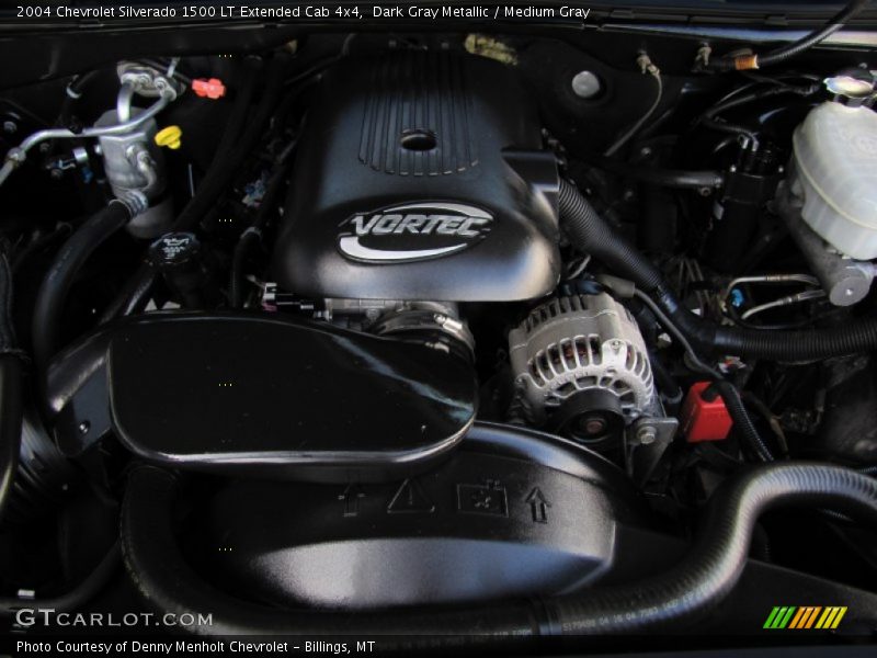 Dark Gray Metallic / Medium Gray 2004 Chevrolet Silverado 1500 LT Extended Cab 4x4