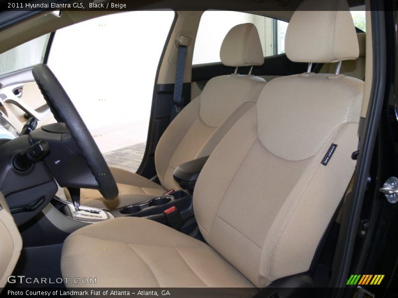 Black / Beige 2011 Hyundai Elantra GLS