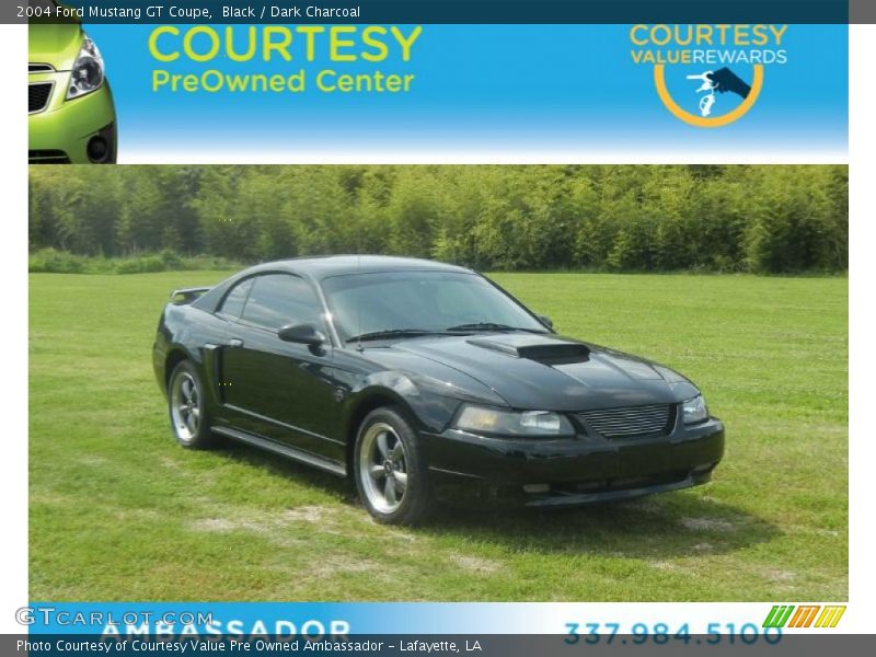 Black / Dark Charcoal 2004 Ford Mustang GT Coupe