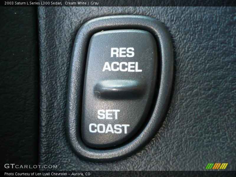 Cream White / Gray 2003 Saturn L Series L300 Sedan