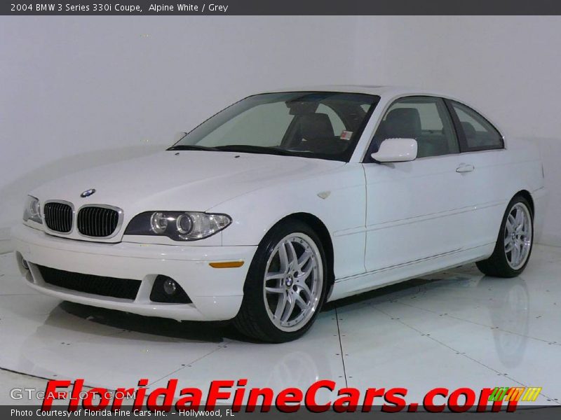 Alpine White / Grey 2004 BMW 3 Series 330i Coupe