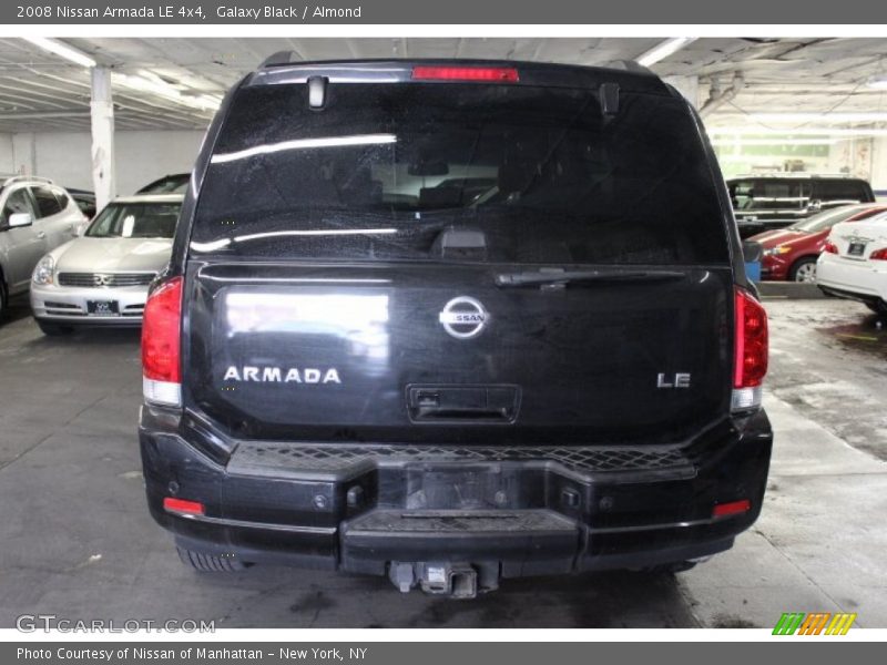 Galaxy Black / Almond 2008 Nissan Armada LE 4x4
