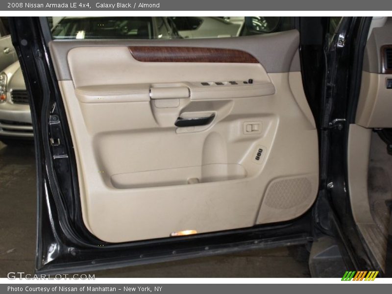 Galaxy Black / Almond 2008 Nissan Armada LE 4x4