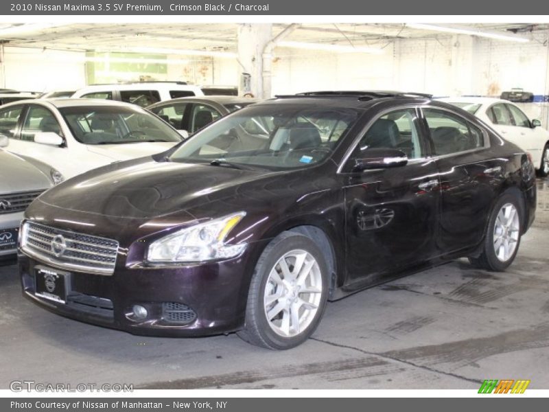 Crimson Black / Charcoal 2010 Nissan Maxima 3.5 SV Premium