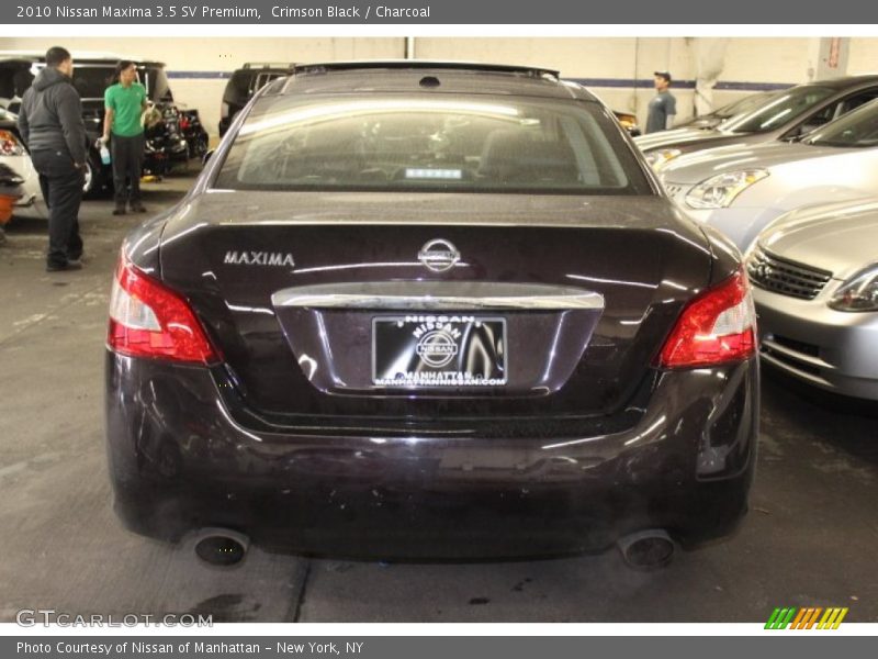 Crimson Black / Charcoal 2010 Nissan Maxima 3.5 SV Premium