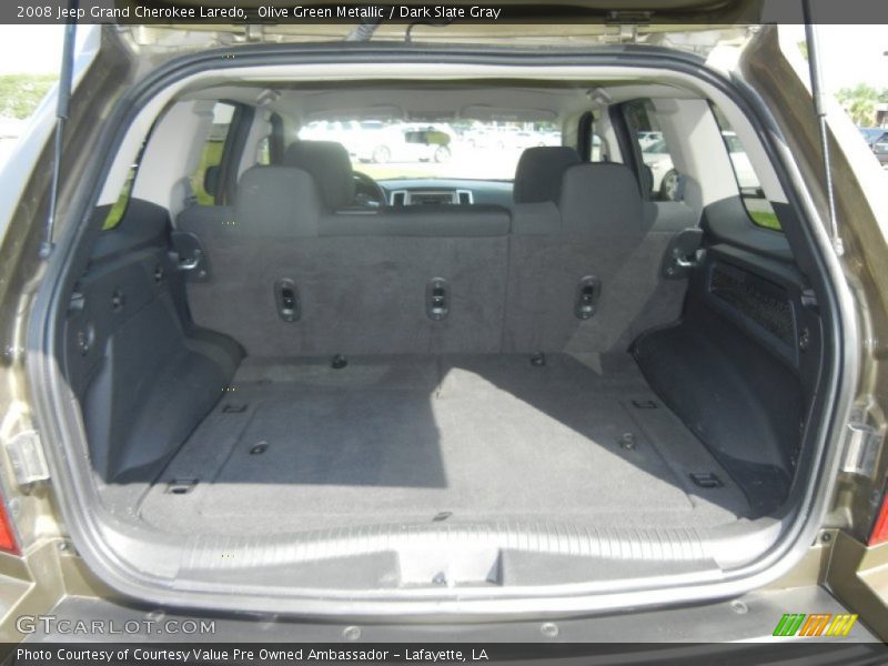 Olive Green Metallic / Dark Slate Gray 2008 Jeep Grand Cherokee Laredo