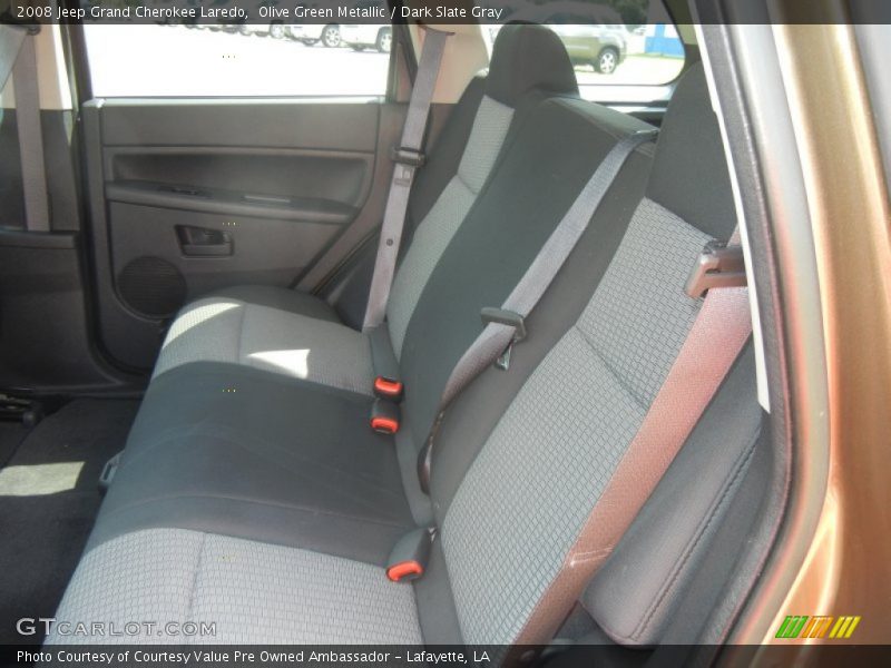 Olive Green Metallic / Dark Slate Gray 2008 Jeep Grand Cherokee Laredo