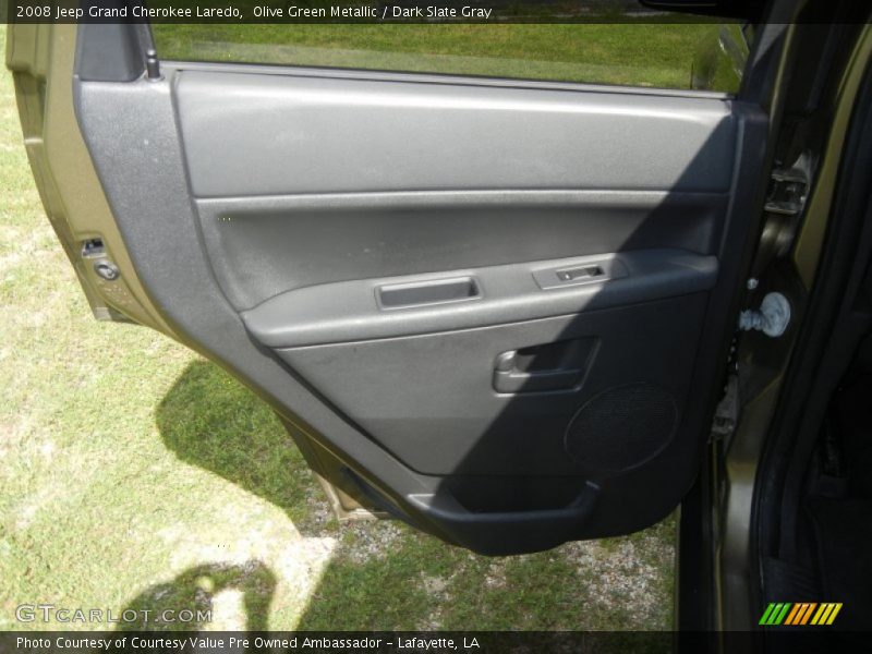 Olive Green Metallic / Dark Slate Gray 2008 Jeep Grand Cherokee Laredo