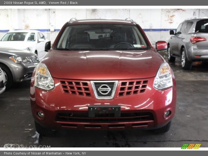 Venom Red / Black 2009 Nissan Rogue SL AWD