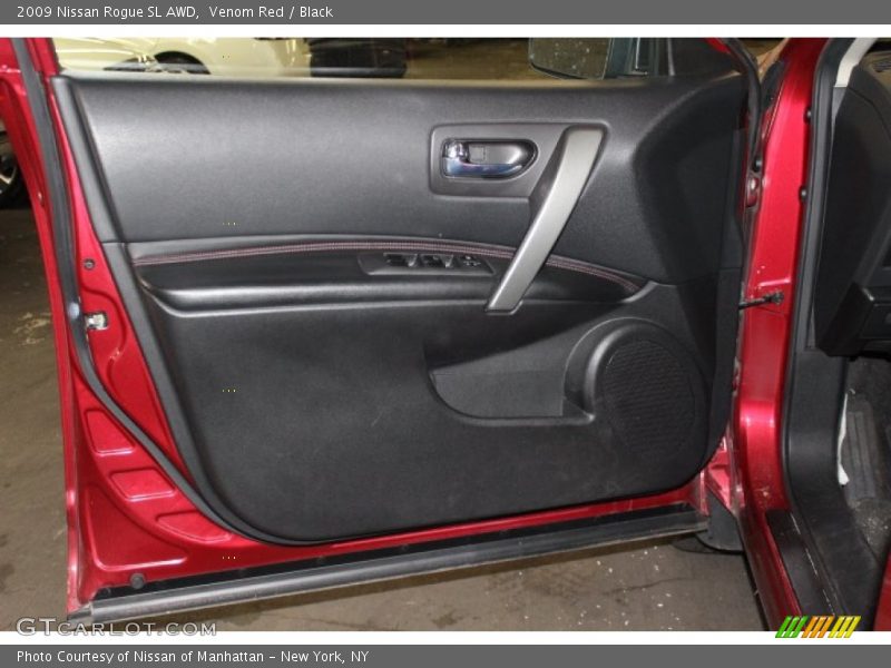 Venom Red / Black 2009 Nissan Rogue SL AWD