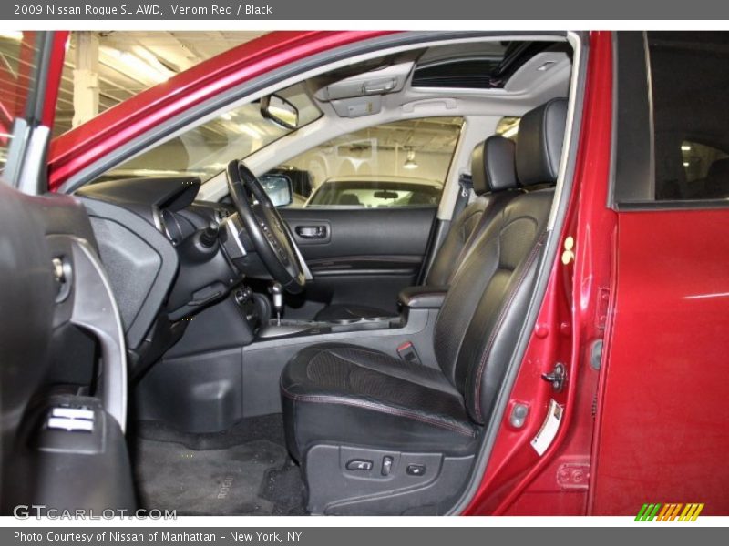Venom Red / Black 2009 Nissan Rogue SL AWD