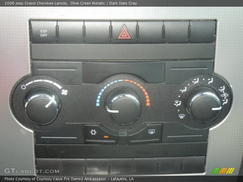 Olive Green Metallic / Dark Slate Gray 2008 Jeep Grand Cherokee Laredo