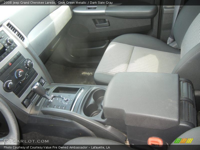 Olive Green Metallic / Dark Slate Gray 2008 Jeep Grand Cherokee Laredo