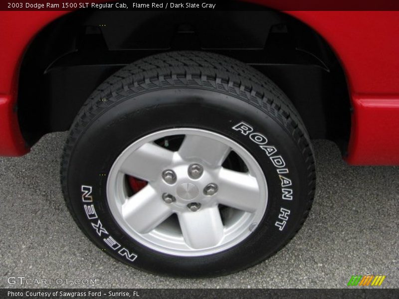Flame Red / Dark Slate Gray 2003 Dodge Ram 1500 SLT Regular Cab