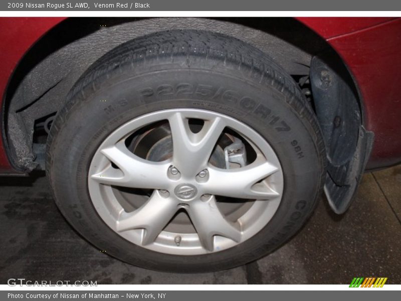 Venom Red / Black 2009 Nissan Rogue SL AWD