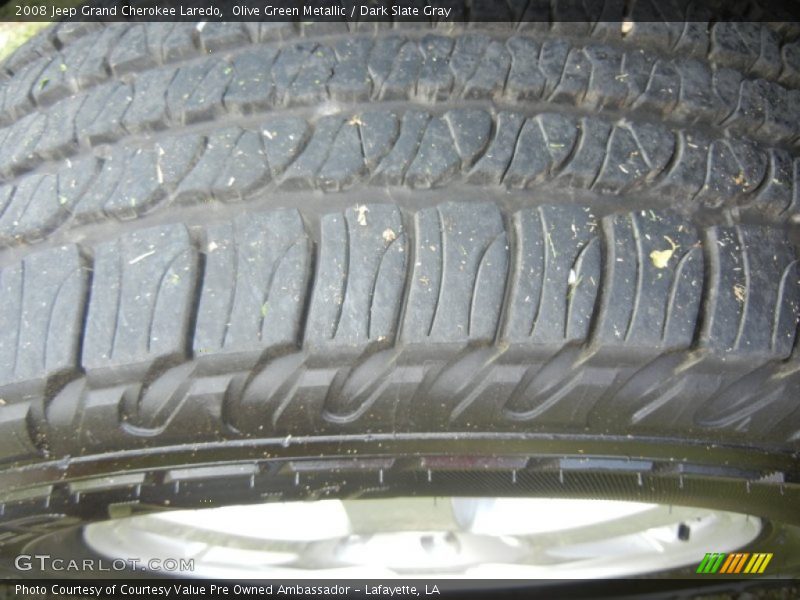 Olive Green Metallic / Dark Slate Gray 2008 Jeep Grand Cherokee Laredo
