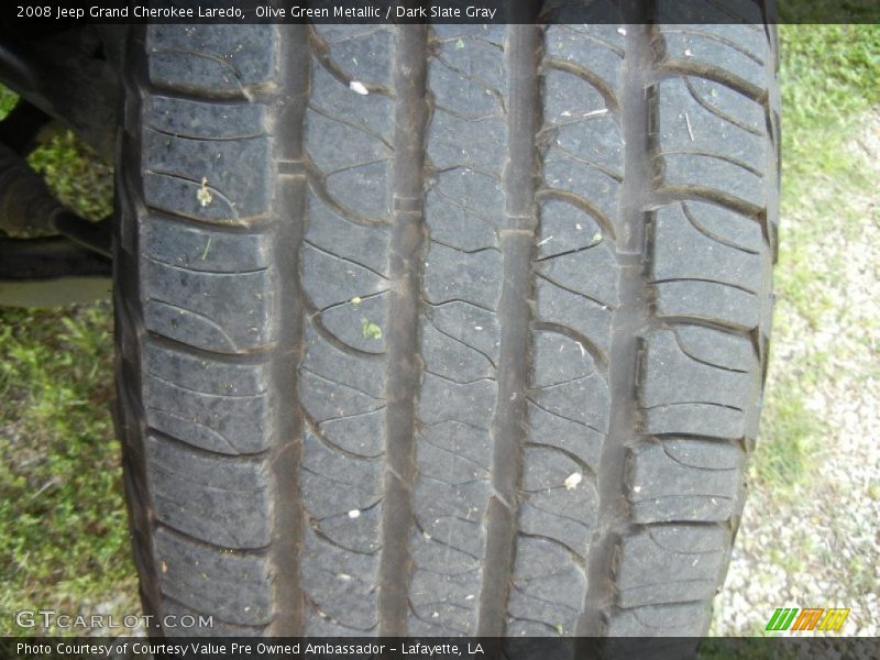 Olive Green Metallic / Dark Slate Gray 2008 Jeep Grand Cherokee Laredo