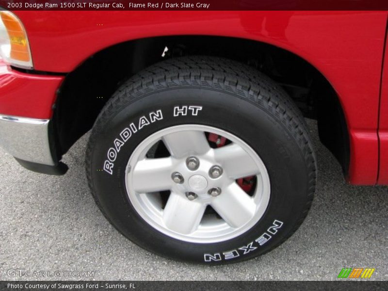 Flame Red / Dark Slate Gray 2003 Dodge Ram 1500 SLT Regular Cab