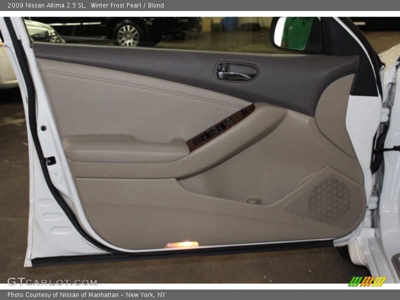 Winter Frost Pearl / Blond 2009 Nissan Altima 2.5 SL