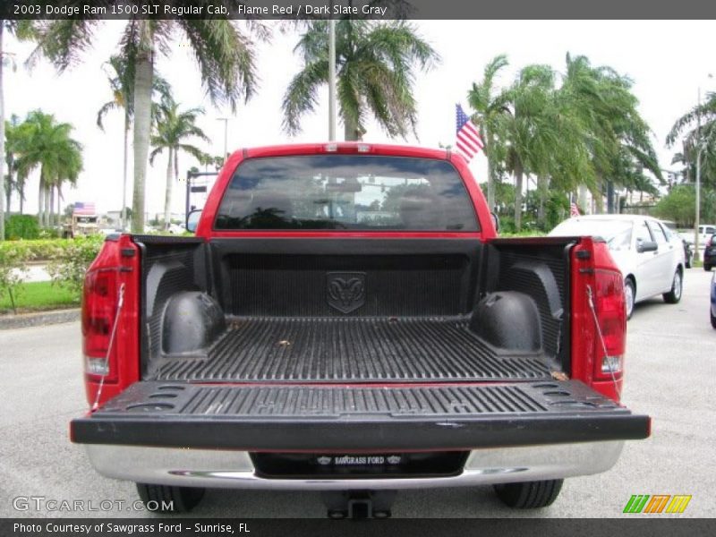 Flame Red / Dark Slate Gray 2003 Dodge Ram 1500 SLT Regular Cab