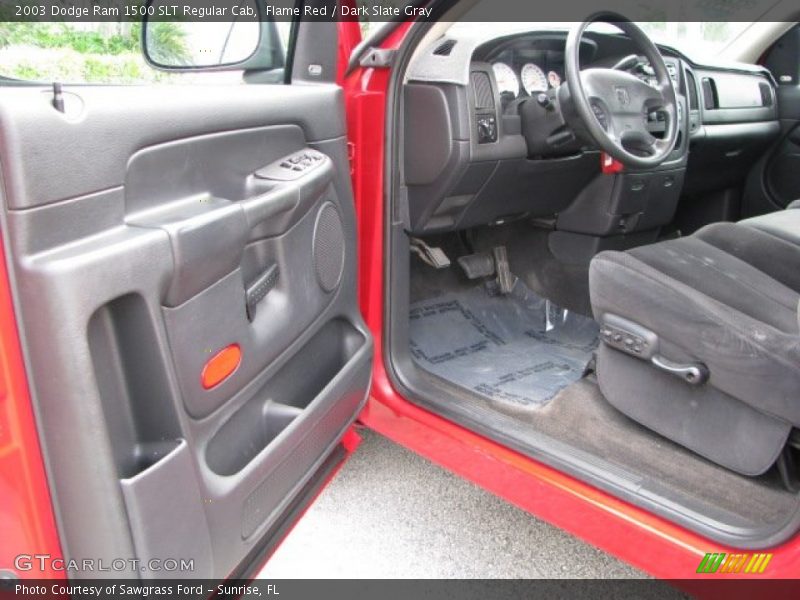 Flame Red / Dark Slate Gray 2003 Dodge Ram 1500 SLT Regular Cab