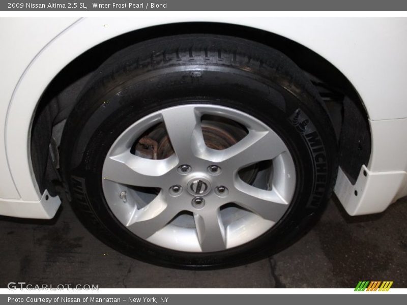 Winter Frost Pearl / Blond 2009 Nissan Altima 2.5 SL