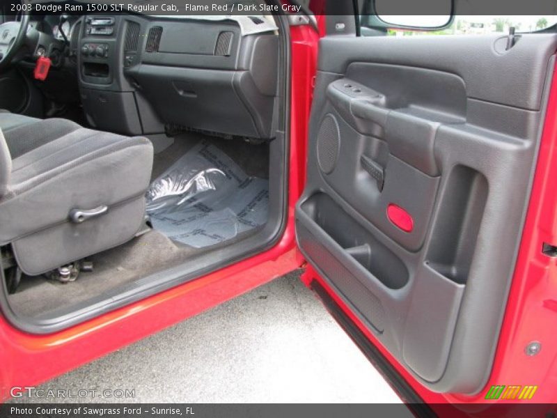 Flame Red / Dark Slate Gray 2003 Dodge Ram 1500 SLT Regular Cab
